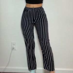 Brandy Melville Striped Straight Leg Pants